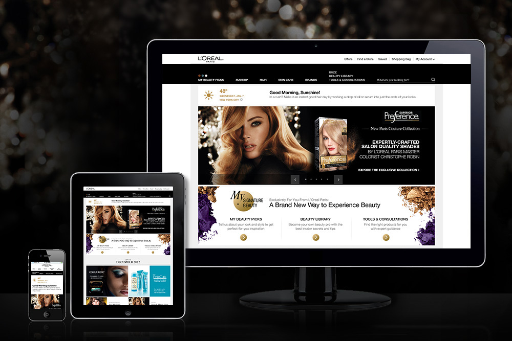L’Oréal Paris Launches Highly-Personalized Website