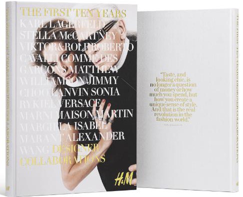 The book will retail for $34.95, available for purchase November 6, 2014 at select H&M store locations throughout the US. 25% of the cover price will go to UNICEF.