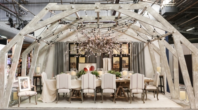 DIFFA's DINING BY DESIGN table viewing at Pier 92 at the Architectural Digest Home Design Show 2014: Ralph Lauren