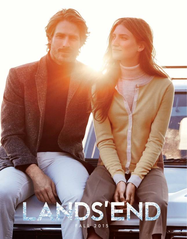 The cover of the "A Closer Look at the Land" Land's End  Catalog