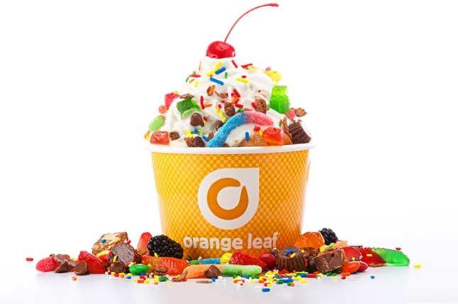 Orange Leaf Frozen Yogurt is a self-serve, choose-your-own-toppings frozen dessert franchise founded in 2008 with more than 300 locations in the U.S. and Australia. 