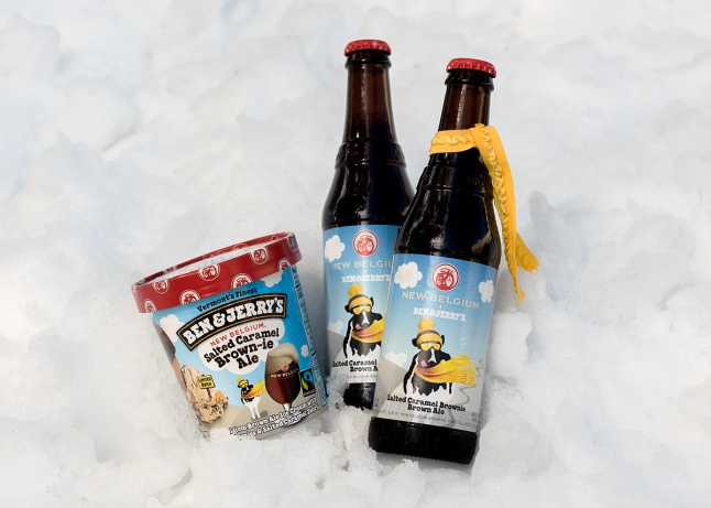 Ben & Jerry’s Partners with New Belgium Brewing and releases Salted Caramel Brown-ie Ale (2)