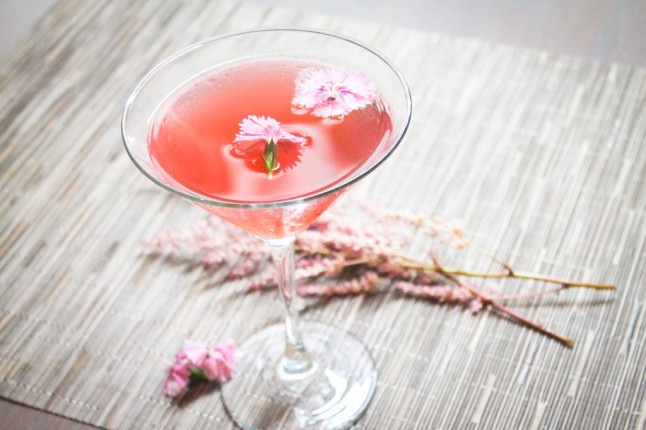 Pink Lotus Cocktail 
