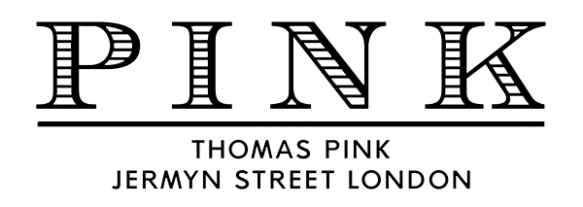 Pink Thomas Pink Jeremy Street London Shirtmaker Slim Fit 14 1/2