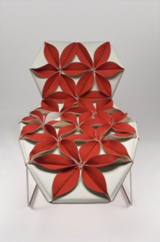“Patricia Urquiola: Between Craft and Industry” “Antibodi" Chaise. Designed by Patricia Urquiola, Designed 2006. Stainless steel, PVC, polyurethane, felt. Gift of Fury Design, Inc., Philadelphia